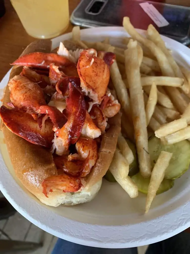 Lobster Roll from The Town Docks