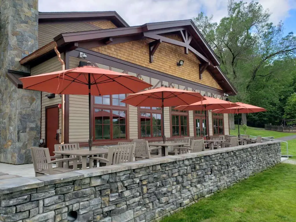 view of the white park merrimack lodge