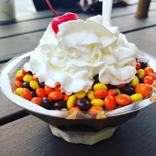 First Ice Cream Sunday of The Season at Arnie’s in Concord NH