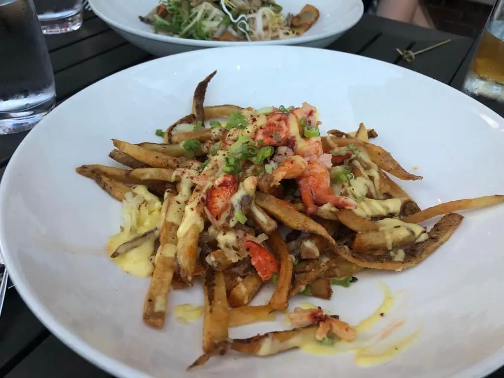 lobster poutine at revival kitchen and bar concord nh