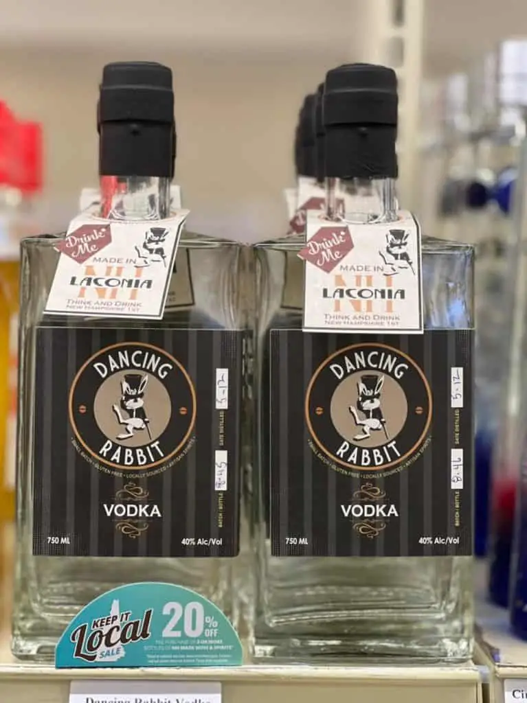 dancing rabbit vodka laconia nh