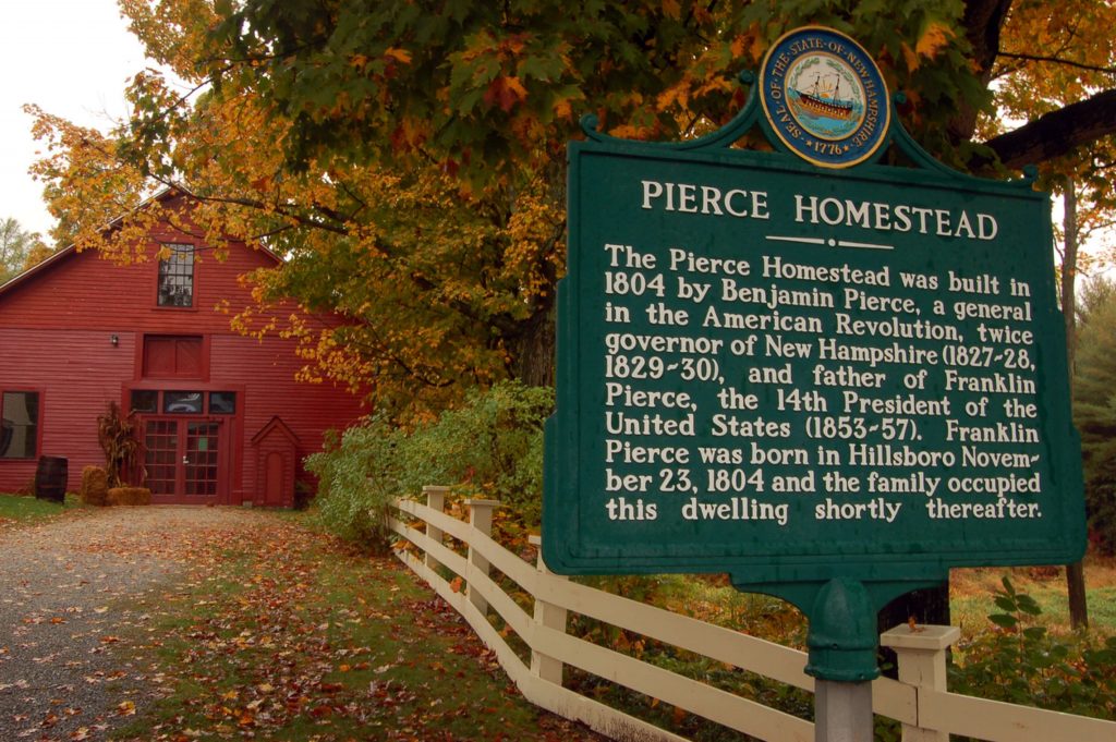 Franklin Pierce Homestead in Hillsborough NH