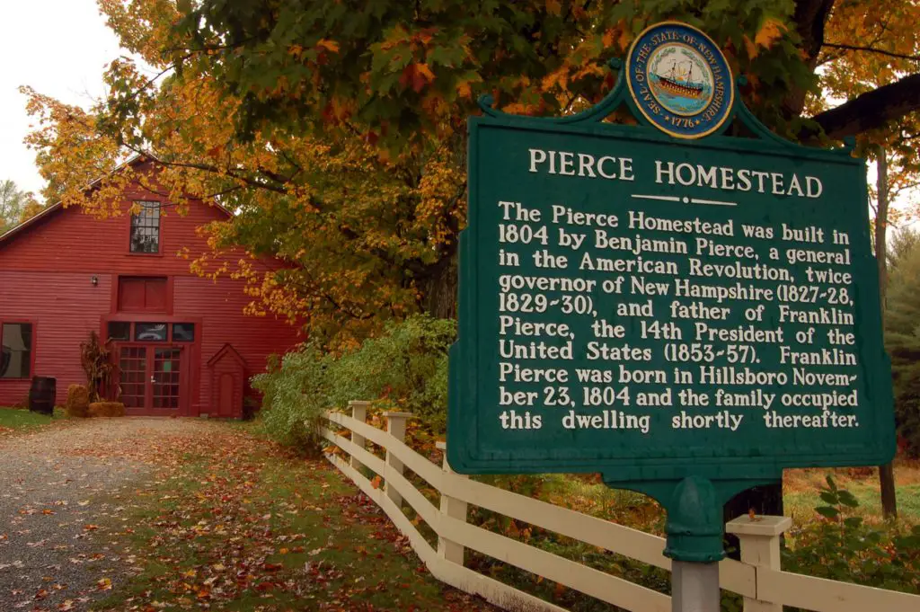 Franklin Pierce Homestead in Hillsborough NH