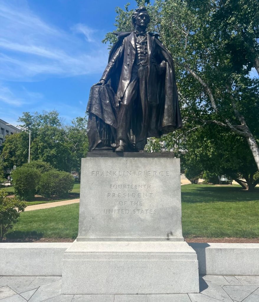 Statue of President Franklin Pierce