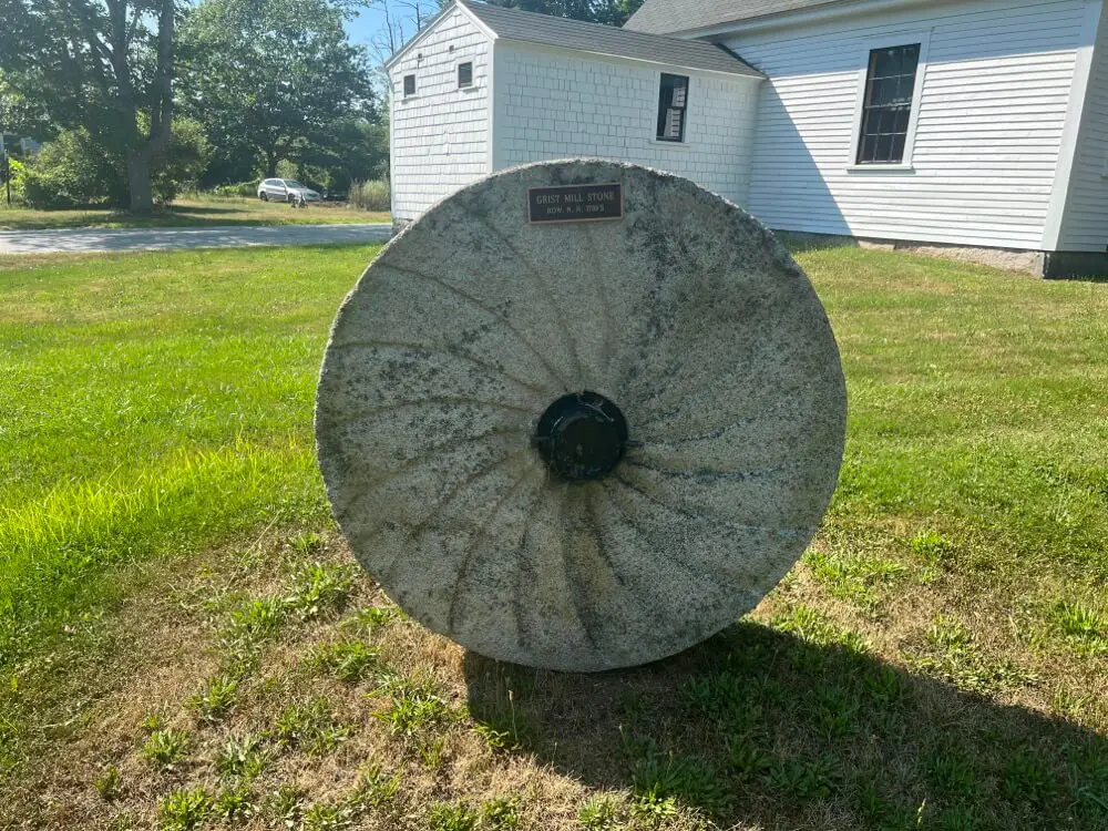Grist Mill Stone in Bow NH