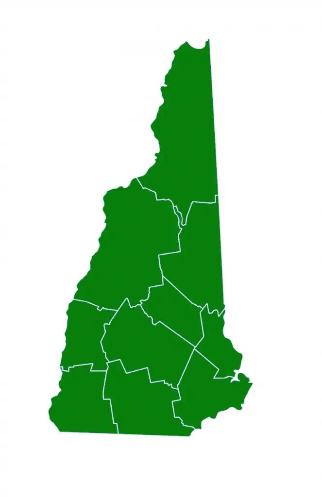 New Hampshire Map