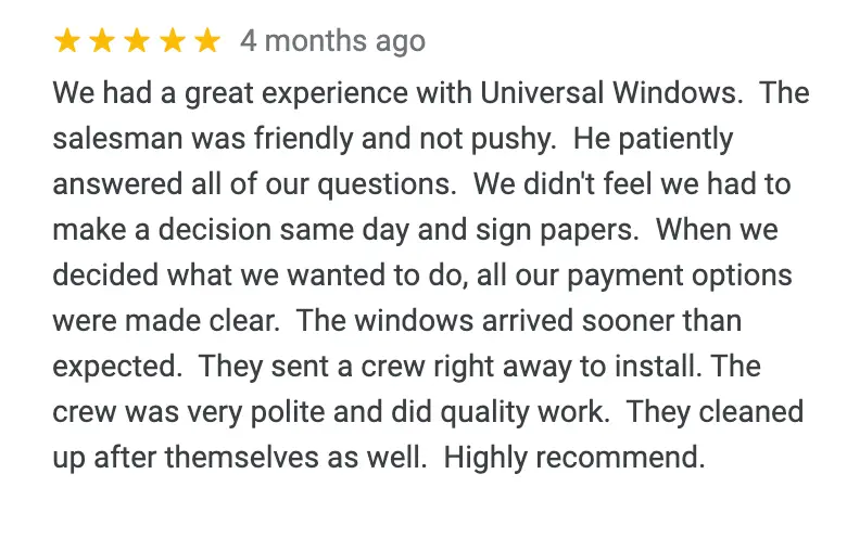 nh window replacement company. review