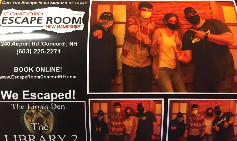 Concord NH Escape Room