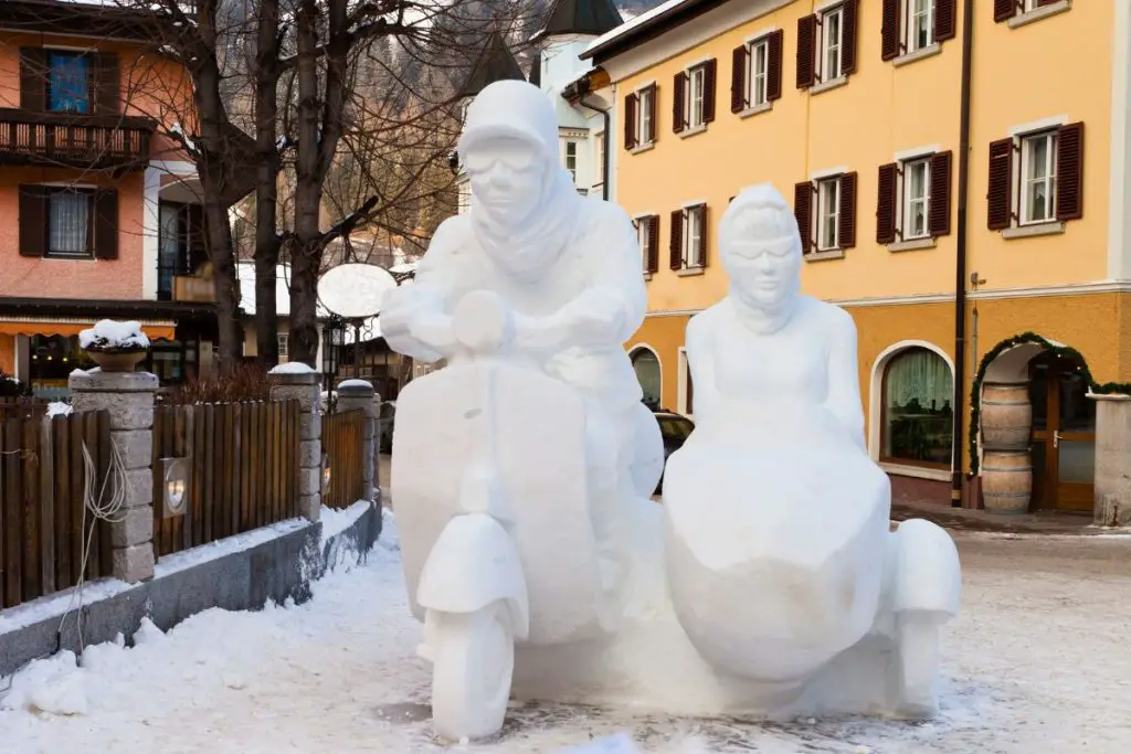 See Snow Sculptures